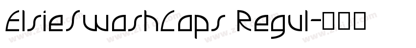 ElsieSwashCaps Regul字体转换